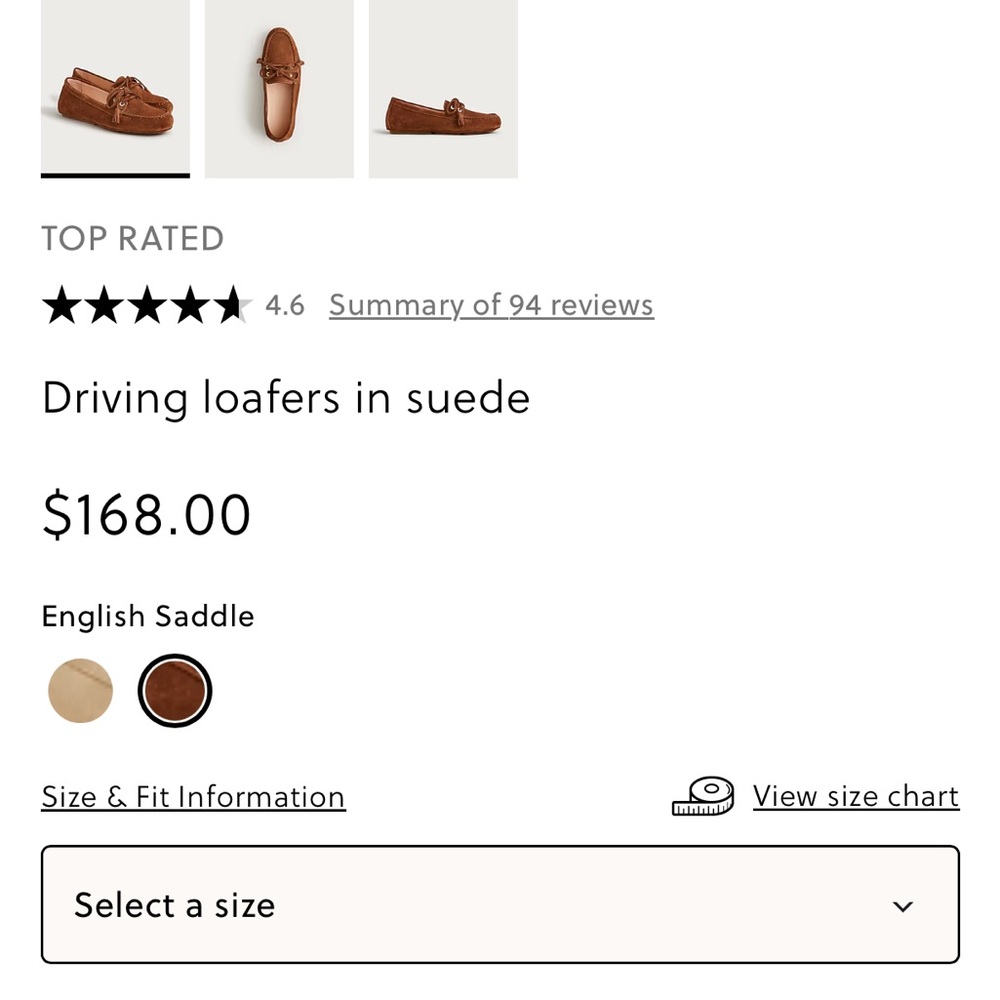 Jcrew Driving Loafers in Suede - Picture 4 of 5